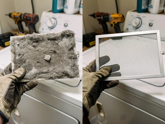 Professional lint trap cleaning by Hollywood Dryer Vent Cleaning in Hollywood
