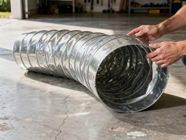 Hollywood Dryer Vent Cleaning specialist using advanced equipment for thorough duct cleaning in Hollywood