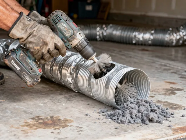 Professional duct cleaning by Hollywood Dryer Vent Cleaning in Hollywood