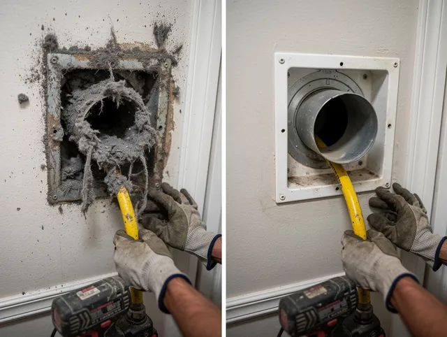Expert gas dryer vent cleaning by Hollywood Dryer Vent Cleaning in Hollywood