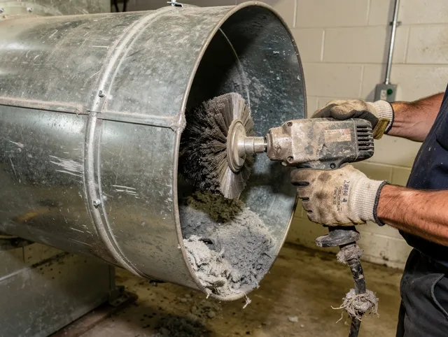 Industrial-grade dryer vent cleaning by Hollywood Dryer Vent Cleaning in Hollywood