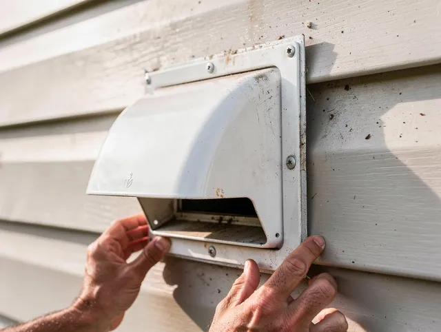 Hollywood Dryer Vent Cleaning technician delivering thorough residential dryer vent cleaning service in Hollywood