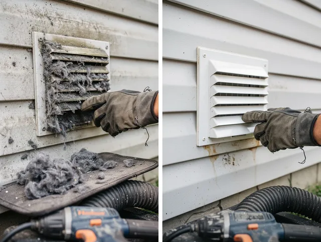 Residential dryer vent cleaning by Hollywood Dryer Vent Cleaning in Hollywood